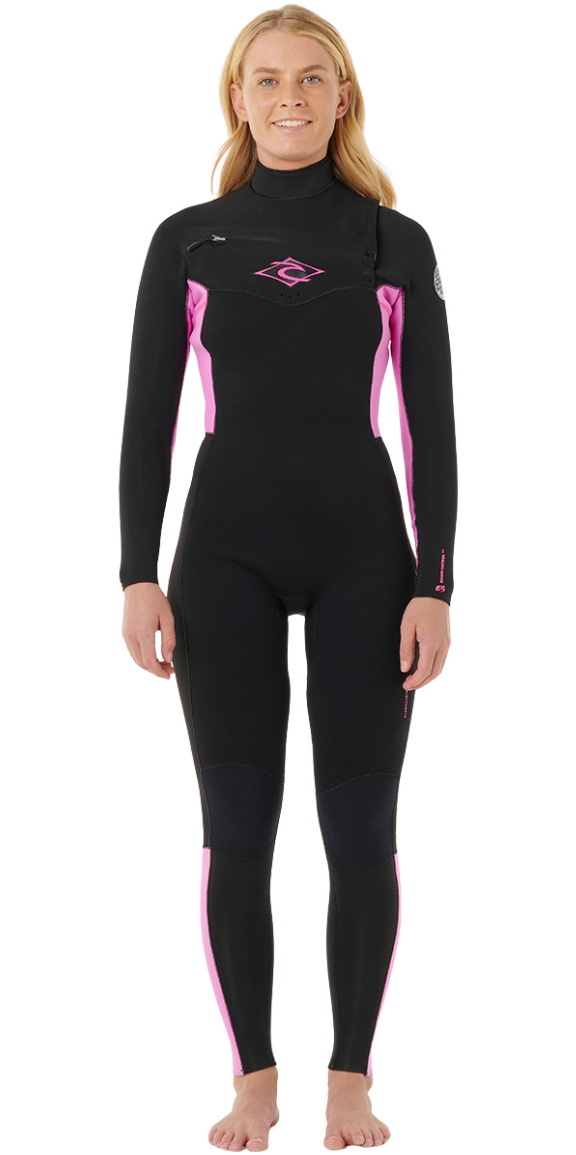 2025 Rip Curl Womens Dawn Patrol 3/2mm Chest Zip Wetsuit 15SWFS